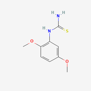 molecular formula C9H12N2O2S B1272336 (2,5-Dimethoxyphenyl)thiourea CAS No. 67617-98-5