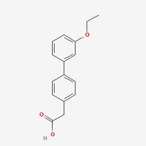 B1272343 (3'-Ethoxy-biphenyl-4-yl)-acetic acid CAS No. 669713-69-3