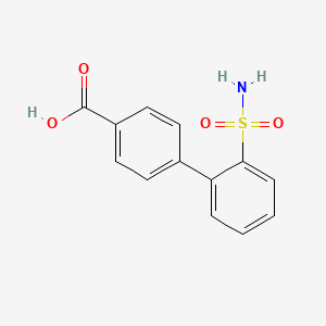 molecular formula C13H11NO4S B1272351 2'-磺酰基联苯-4-羧酸 CAS No. 352615-90-8