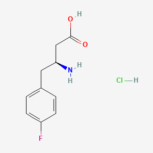 B1272363 (S)-3-Amino-4-(4-fluorophenyl)butanoic acid hydrochloride CAS No. 270596-53-7