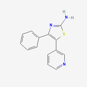 2-Thiazolamine, 4-phenyl-5-(3-pyridinyl)-