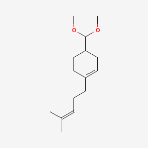 4-(Dimethoxymethyl)-1-(4-methylpent-3-enyl)cyclohexene