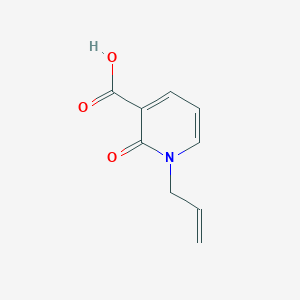 molecular formula C9H9NO3 B1272413 1-烯丙基-2-氧代-1,2-二氢吡啶-3-羧酸 CAS No. 66158-33-6