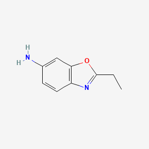 molecular formula C9H10N2O B1272428 2-Ethyl-1,3-benzoxazol-6-amine CAS No. 855423-35-7