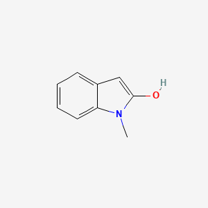 molecular formula C9H9NO B1272438 1-methyl-1H-indol-2-ol CAS No. 90563-58-9