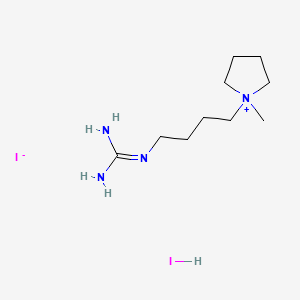 1-(4-Guanidinobutyl)-1-methylpyrrolidinium iodide hydriodide