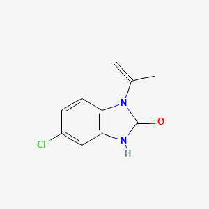 2H-Benzimidazol-2-one, 5-chloro-1,3-dihydro-1-(1-methylethenyl)-