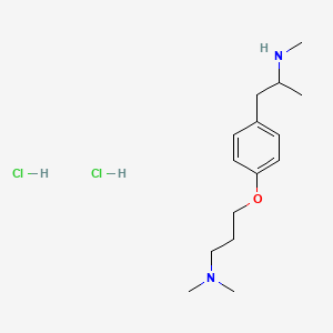 N,alpha-Dimethyl-4-(3-(dimethylamino)propoxy)benzeneethanamine dihydrochloride