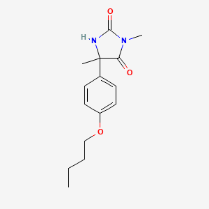 5-(4-Butoxyphenyl)-3,5-dimethyl-2,4-imidazolidinedione