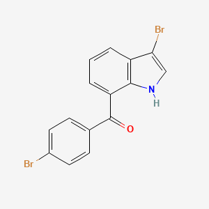 3-Bromo-7-(4-bromobenzoyl)indole