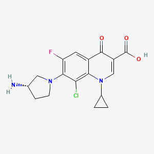 Clinafloxacin, (S)-