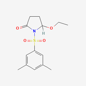 1-((3,5-Dimethylphenyl)sulfonyl)-5-ethoxy-2-pyrrolidinone