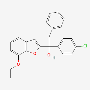 alpha-(4-Chlorophenyl)-7-ethoxy-alpha-(phenylmethyl)-2-benzofuranmethanol