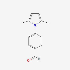 molecular formula C13H13NO B1272460 4-(2,5-Dimethyl-1H-Pyrrol-1-Yl)Benzaldehyde CAS No. 95337-70-5