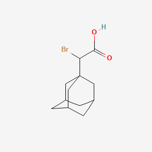 molecular formula C12H17BrO2 B1272478 2-(金刚烷-1-基)-2-溴乙酸 CAS No. 59768-70-6