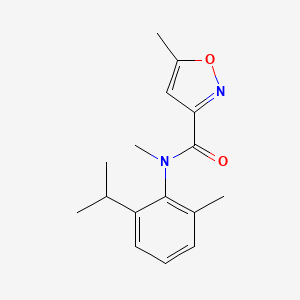 3-Isoxazolecarboxamide, N,5-dimethyl-N-(2-methyl-6-(1-methylethyl)phenyl)-