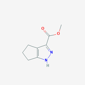 molecular formula C8H10N2O2 B1272494 Methyl 1,4,5,6-tetrahydrocyclopenta[c]pyrazole-3-carboxylate CAS No. 69631-56-7