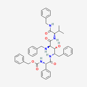 (2R,3S,4S)-N-(2-(Benzylamino)-4-((N-((benzyloxy)carbonyl)-((S)-phenylglycyl)amino)-3-hydroxy-5-phenylpentanoyl)valine benzylamide