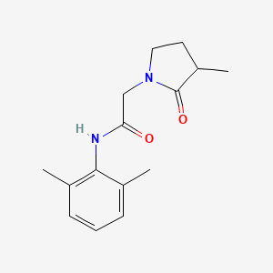 N-(2,6-Dimethylphenyl)-3-methyl-2-oxo-1-pyrrolidineacetamide