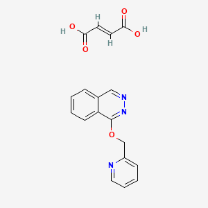 (E)-but-2-enedioic acid;1-(pyridin-2-ylmethoxy)phthalazine