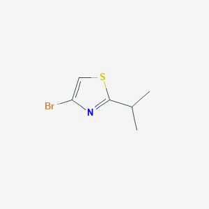 molecular formula C6H8BrNS B1272498 4-Bromo-2-isopropylthiazole CAS No. 376585-97-6
