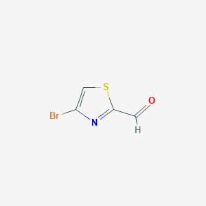 molecular formula C4H2BrNOS B1272500 4-Bromo-2-formylthiazole CAS No. 167366-05-4