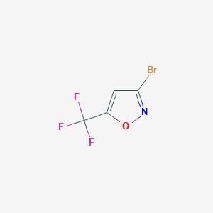 molecular formula C4HBrF3NO B1272502 3-Bromo-5-trifluoromethyl-isoxazole CAS No. 933673-61-1