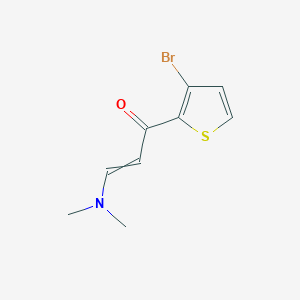 molecular formula C9H10BrNOS B1272505 1-(3-Bromothiophen-2-yl)-3-(dimethylamino)prop-2-en-1-one CAS No. 166196-82-3
