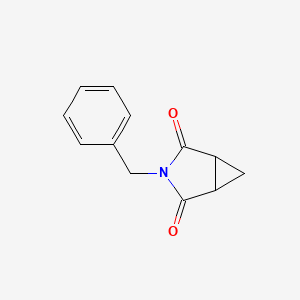molecular formula C12H11NO2 B1272509 3-Benzyl-3-azabicyclo[3.1.0]hexane-2,4-dione CAS No. 73799-63-0