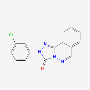 1,2,4-Triazolo(3,4-a)phthalazin-3(2H)-one, 2-(3-chlorophenyl)-