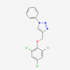 1-Phenyl-4-((2,4,6-trichlorophenoxy)methyl)-1H-1,2,3-triazole