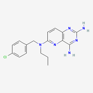 6-(p-Chloro-N-propylbenzylamino)-2,4-diaminopyrido(3,2-d)pyrimidine