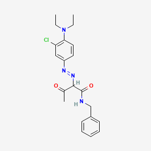 N-Benzyl-2-[[3-chloro-4-(diethylamino)phenyl]azo]-3-oxobutyramide