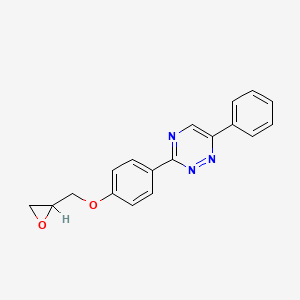 3-(4-(Oxiranylmethoxy)phenyl)-6-phenyl-1,2,4-triazine