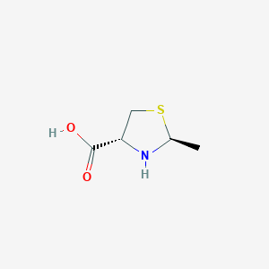 4-Thiazolidinecarboxylic acid, 2-methyl-, (2S,4R)-