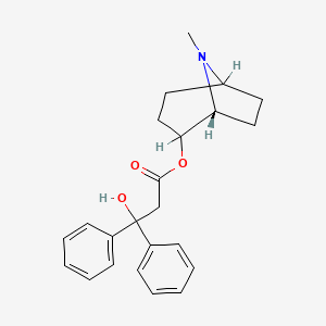 (+)-2-alpha-Tropanyl 3,3-diphenylhydracrylate