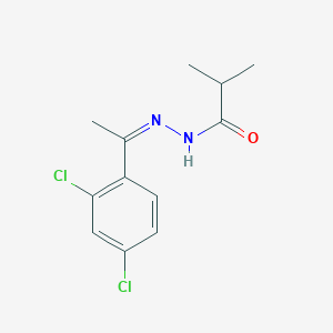 Isobutyric acid, (2,4-dichloro-alpha-methylbenzylidene)hydrazide