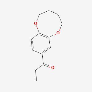 1-Propanone, 1-(2,3,4,5-tetrahydro-1,6-benzodioxocin-8-yl)-