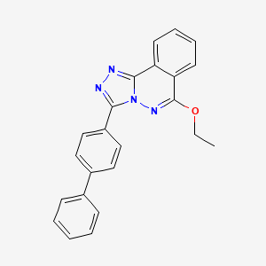 3-(4-Biphenylyl)-6-ethoxy-1,2,4-triazolo(3,4-a)phthalazine