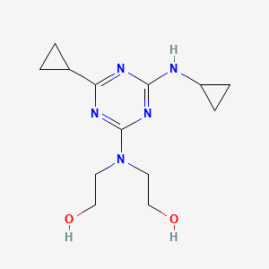 Ethanol, 2,2'-((4-(cyclopropyl-6-(cyclorpopylamino)-1,3,5-triazin-2-yl)imino)bis-