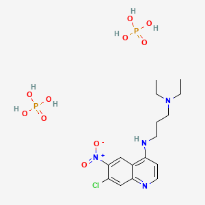 7-Chloro-4-((3-(diethylamino)propyl)amino)-6-nitroquinoline diphosphate