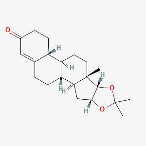 16beta-Hydroxy-19-nortestosterone 16,17-acetonide