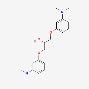 2-Propanol, 1,3-bis(m-(dimethylamino)phenoxy)-