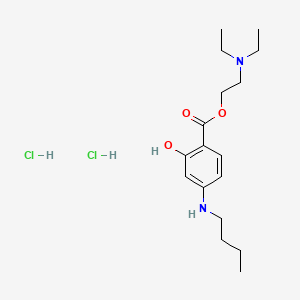 2-(diethylamino)ethyl 4-(butylamino)-2-hydroxybenzoate;dihydrochloride