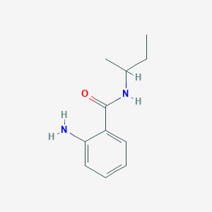 molecular formula C11H16N2O B1272646 2-氨基-N-(仲丁基)苯甲酰胺 CAS No. 30391-87-8