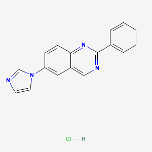 6-(1h-Imidazol-1-yl)-2-phenylquinazoline hydrochloride