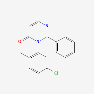 4(3H)-Pyrimidinone, 3-(5-chloro-2-methylphenyl)-2-phenyl-