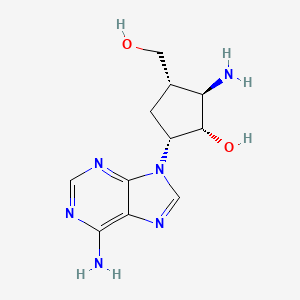 Carbocyclic-3'-amino-ara-adenosine