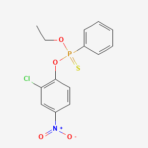 Phenylphosphonothioic acid O-(2-chloro-4-nitrophenyl) O-ethyl ester