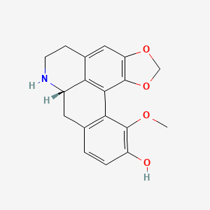 molecular formula C18H17NO4 B12726897 Hernangerine CAS No. 31520-97-5